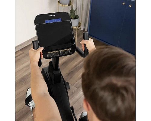 Велотренажер горизонтальний електромагнітний Gymtek XBR6000 чорно-золотистий