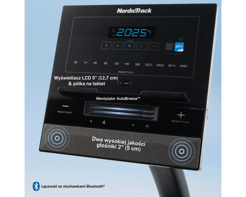 Велотренаржер горизонтальний магнітний NORDICTRACK G LE, чорний