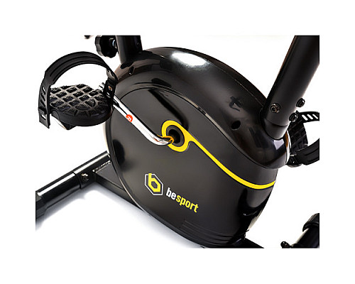 Велотренажер магнітний Besport BS-0801 Speed чорно-жовтий