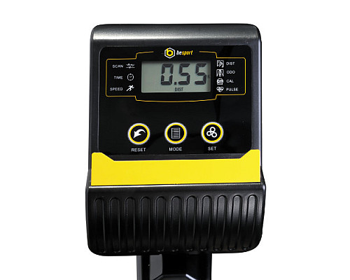 Велотренажер магнітний Besport BS-0801 Speed чорно-жовтий