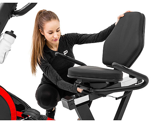 Горизонтальний велотренажер Hop-Sport HS-060L Pulse 2020 червоний