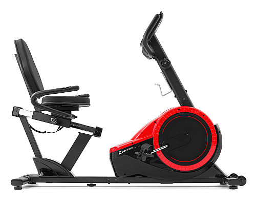 Горизонтальний велотренажер Hop-Sport HS-060L Pulse 2020 червоний