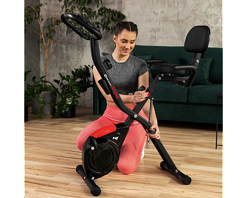 Велотренажер Hop-Sport HS-3030X Apeks X-Bike чорний