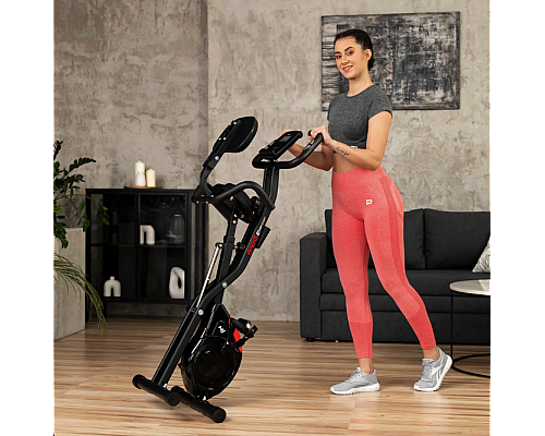 Велотренажер Hop-Sport HS-3030X Apeks X-Bike чорний