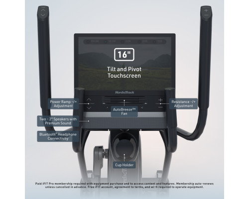 Орбітрек NORDICTRACK AIRGLIDE 16 чорний