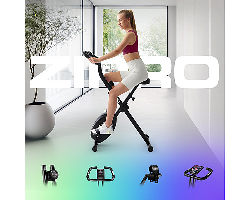 Велотренажер Zipro Eclipse X чорний