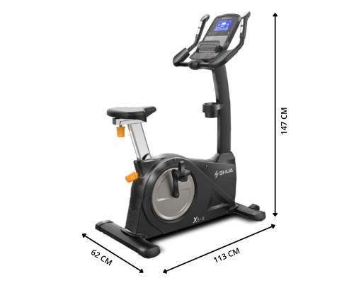 Велотренажер SHUA SH‑B6500U, чорний