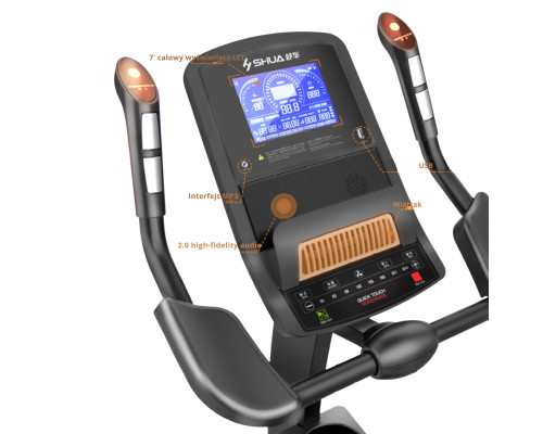 Велотренажер SHUA SH‑B6500U, чорний