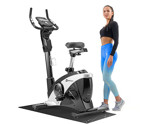 Велотренажер електромагнітний Hop-Sport HS-090H Apollo'21 сріблястий Console+ Мат