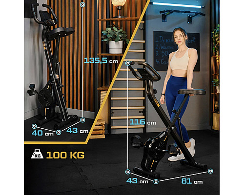 Велотренажер магнітний Trex Sport TX-340XB BRIZ  чорний