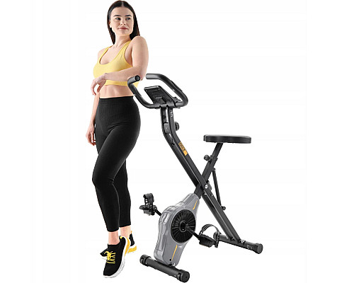 Велотренажер магнітний Trex Sport TX-340XB BRIZ чорно-сірий