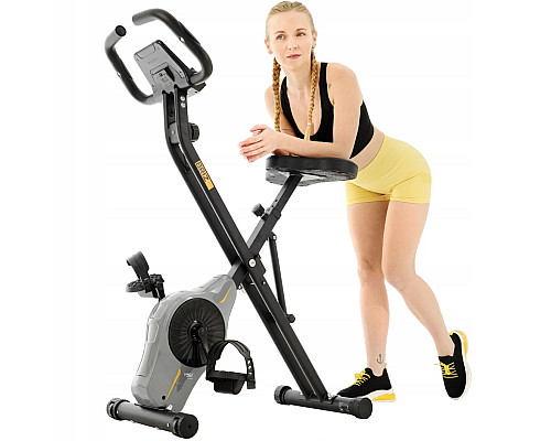 Велотренажер магнітний Trex Sport TX-340XB BRIZ чорно-сірий