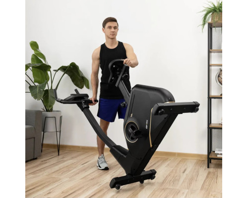 Велотренажер електромагнітний Gymtek XB4500 чорно-золотистий