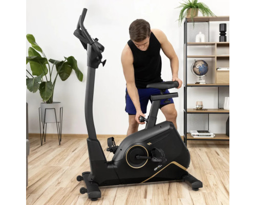 Велотренажер електромагнітний Gymtek XB4500 чорно-золотистий