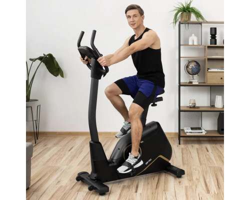 Велотренажер електромагнітний Gymtek XB4500 чорно-золотистий