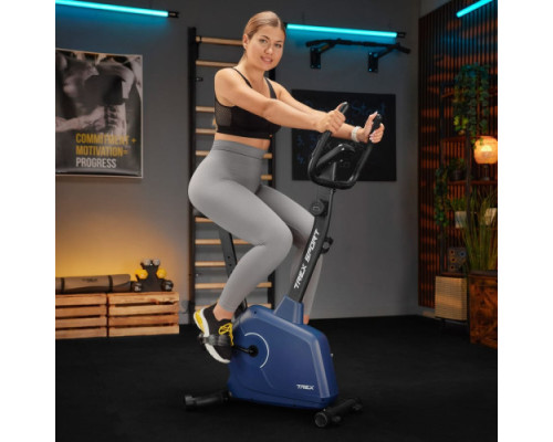 Велотренажер магнітний Trex Sport TX-380MB Rigon темно-синій