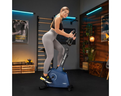 Велотренажер магнітний Trex Sport TX-380MB Rigon темно-синій
