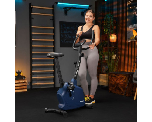 Велотренажер магнітний Trex Sport TX-380MB Rigon темно-синій