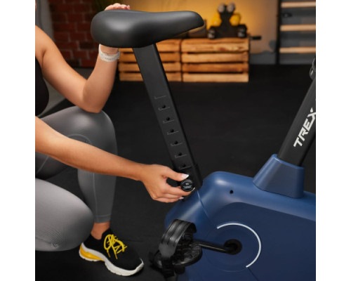Велотренажер магнітний Trex Sport TX-380MB Rigon темно-синій