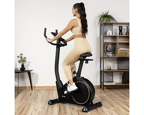 Велотренажер електромагнітний Gymtek XB2500 чорно-золотистий