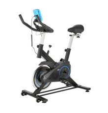 Велотренажер спінінг 7 кг ONE FITNESS SW2501 блакитний