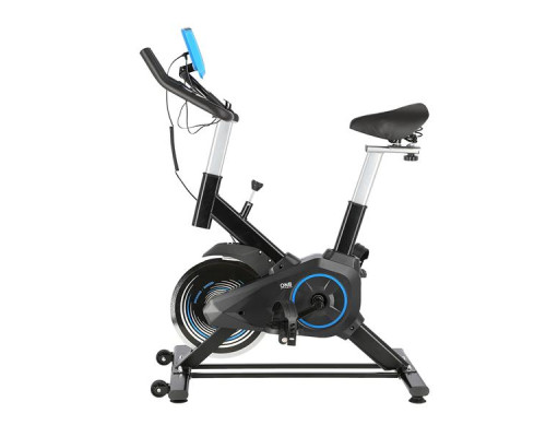 Велотренажер спінінг 7 кг ONE FITNESS SW2501 блакитний