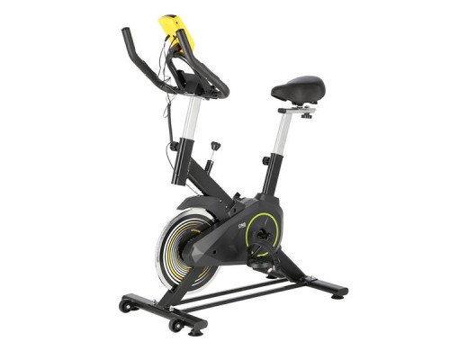 Велотренажер спінінг 7 кг ONE FITNESS SW2501 жовтий