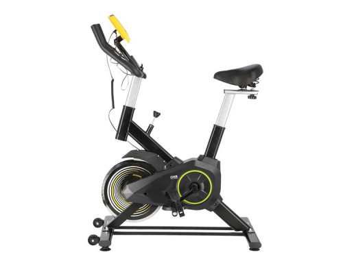 Велотренажер спінінг 7 кг ONE FITNESS SW2501 жовтий