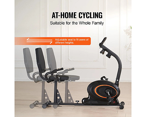 Велотренажер магнітний VEVOR Y-R901, чорний