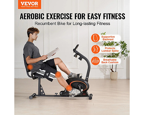 Велотренажер магнітний VEVOR Y-R901, чорний