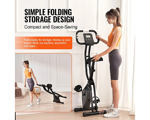 Велотренажер магнітний VEVOR Y-B206, чорний