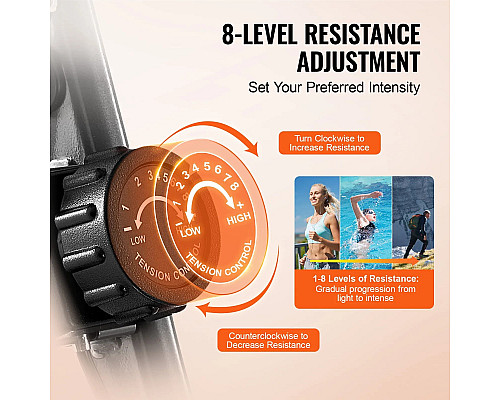 Велотренажр магнітний VEVOR Y-B203, чорний