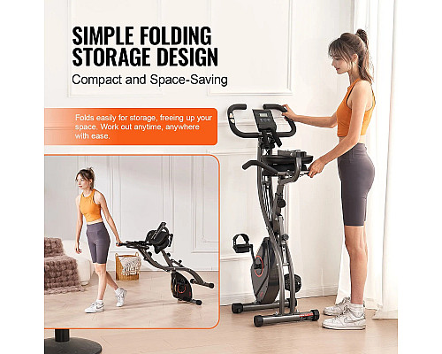 Велотренажр магнітний VEVOR Y-B203, чорний