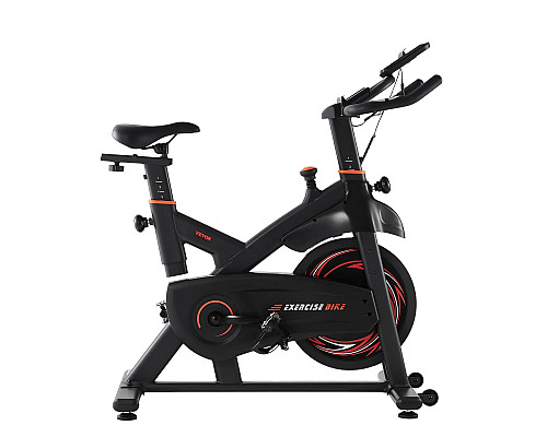 Велотренажер магнітний VEVOR С708, чорно-червоний