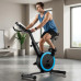 Велотренажер спінінговий магнітний Gymtek XB Cardio, чорно-синій