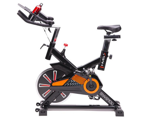 Велотренажер спінінговий SW2102 – чорно-помаранчевий  