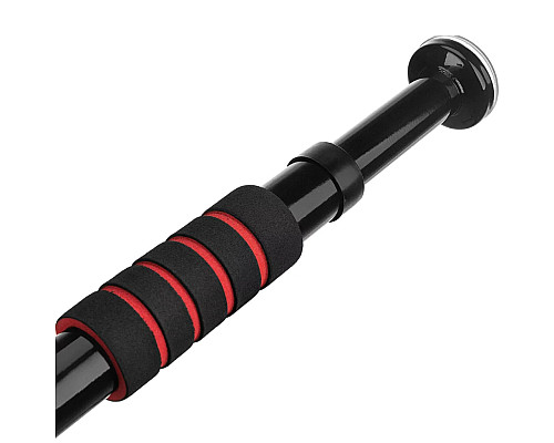 Турнік для підтягування розсувний Gymtek 63-100 см чорно-червоний