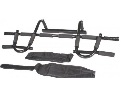 Турнік для підтягування CHIN-UP BAR WITH ARM STRAP чорний 112х28х10см (LS3153A)
