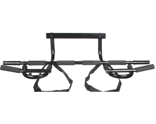 Турнік для підтягування CHIN-UP BAR WITH ARM STRAP чорний 112х28х10см (LS3153A)