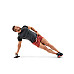 Ручки для віджимань HS-M020PU чорно-червоні