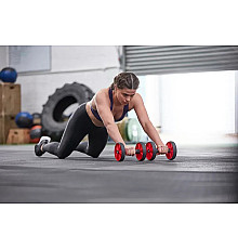 Ролики для тренувань Adidas Core Rollers, чорно-червоні