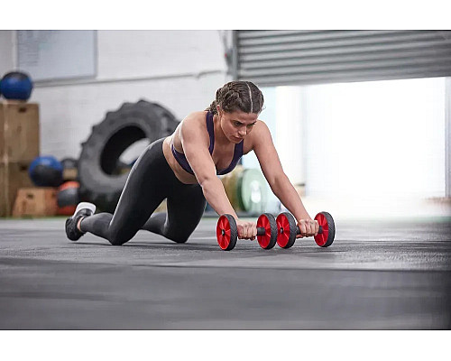 Ролики для тренувань Adidas Core Rollers, чорно-червоні