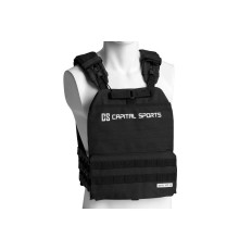 Жилет-обважнювач Weighted Vest Capital Sports Battlevest 2.0 2 x 4 кг – чорний