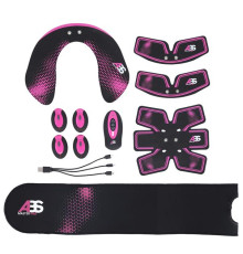 Електростимулятор м’язів ABS Master Pro Multi Set NN – чорно-фіолетовий