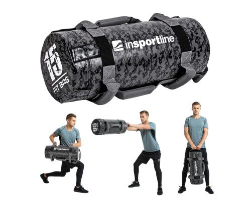 Тренувальна сумка з піском Fitness Crossfit inSPORTline Fitbag Camu 15 kg