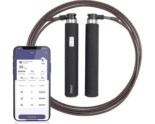 Скакалка спортивна Livoo Smart, 265 см, Скакалка спортивна Livoo Smart, 265 см,