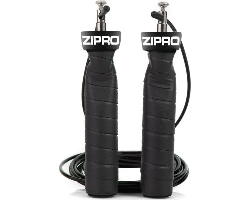 Скакалка спортивна Zipro 300 см-чорний Скакалка спортивна Zipro 300 см-чорний
