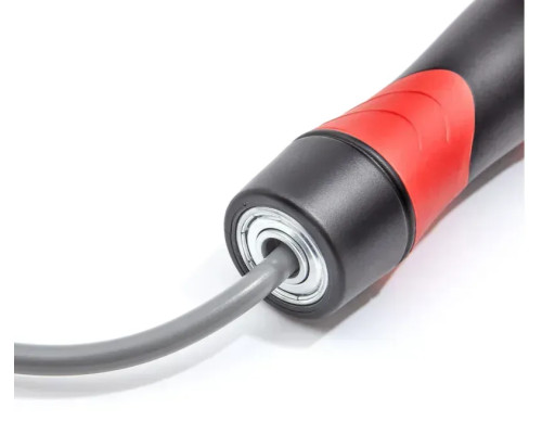 Скакалка Reebok Premium Skipping Rope 280 см, чорно-червона