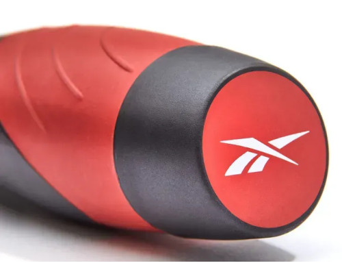 Скакалка Reebok Premium Skipping Rope 280 см, чорно-червона