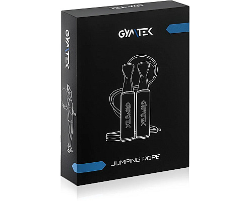 Скакалка Gymtek шкіряна з підшипниками 275 см Скакалка Gymtek шкіряна з підшипниками 275 см
